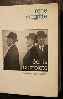 René Magritte, Ecrits complets, Flammarion, 1979. edition originale sur pur fil n°2 magritte, ecrits complets, flammarion, livre ancien, edition originale, pur fil, blavier