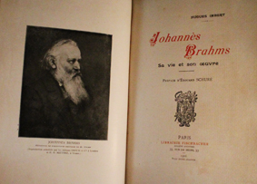 brahms, imbert, vie, oeuvre, originale, biographie, compositeur, schure, verge