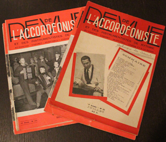 revue accordeon, accordeoniste, 1948, 1955, musique, instrument