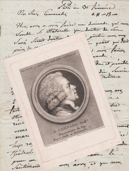 Chenard, autographe, portraits, an 13, 1804